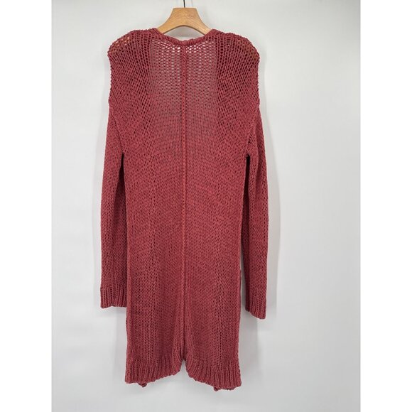 Free People Simply Sienna Cardigan Sweater Pockets Cotton Womens size large - Picture 6 of 7